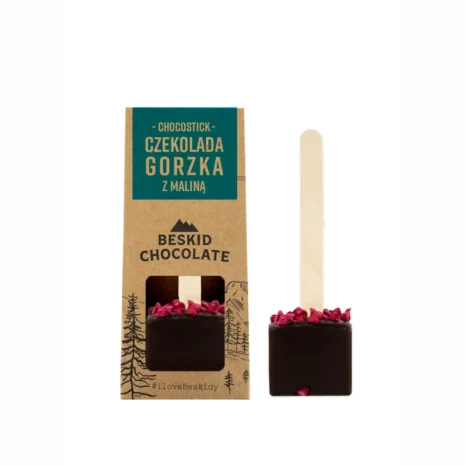 Chocostick z czekolady ciemnej z malinami 45g-1