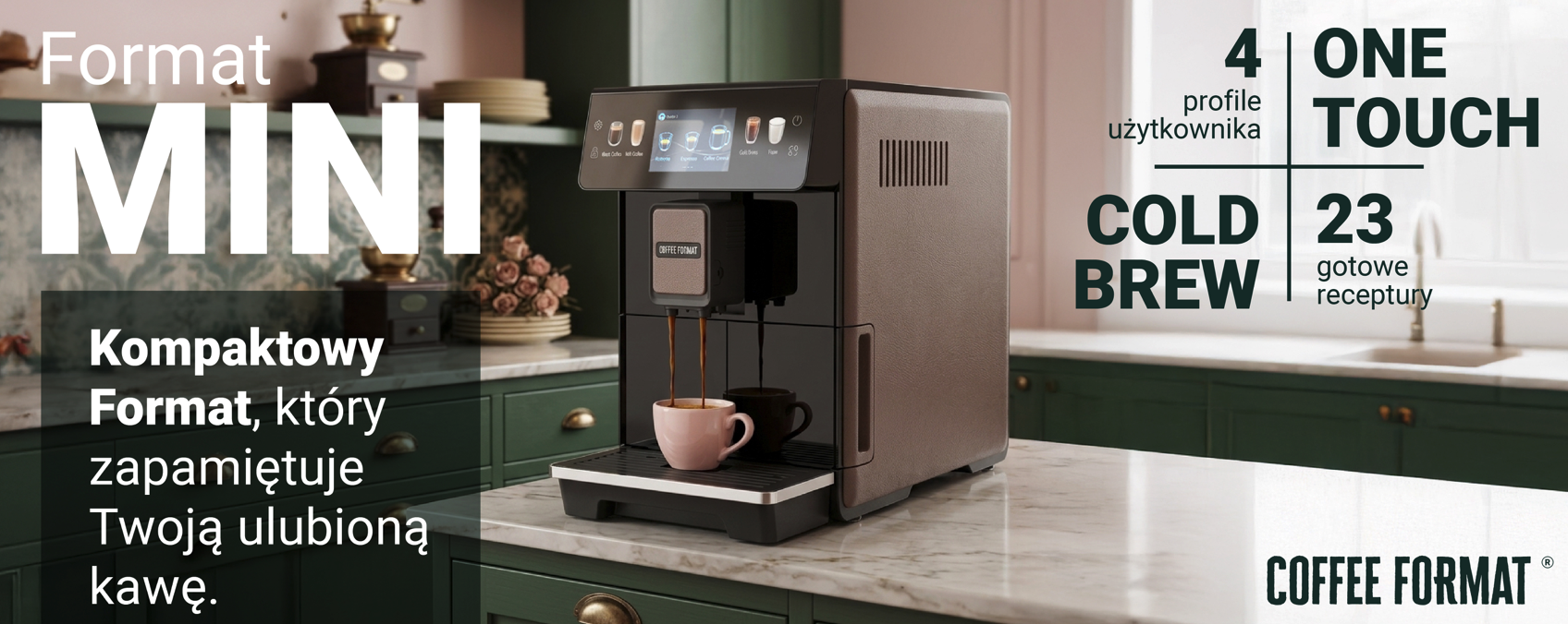 MINI White – automatyczny ekspres do kawy z Cold Brew i gwarancją 24 miesiące - obrazek 5